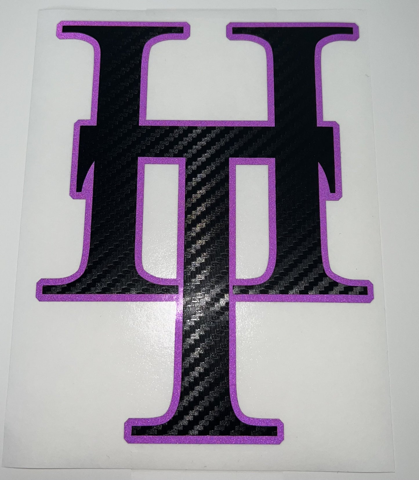 Decal - Double Layer Reflective Outline CF Center