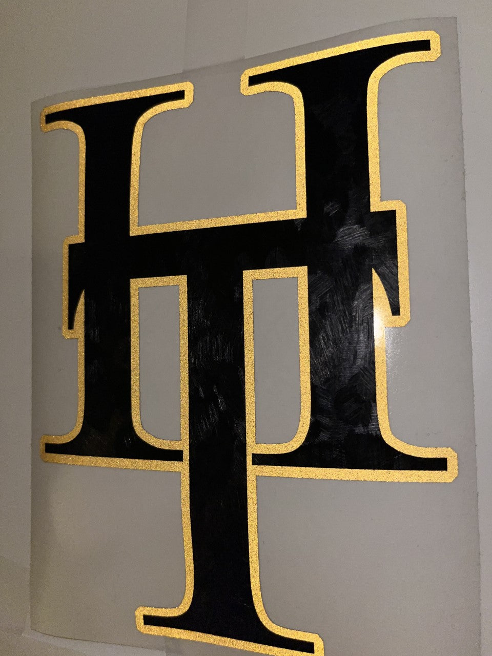 Decal - Double Layer Reflective Outline Forged CF Center