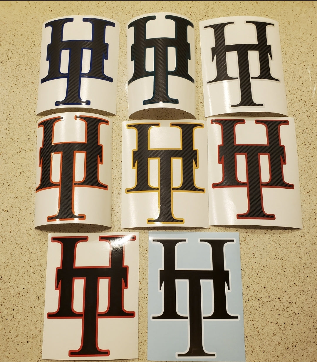 Decal - Double Layer Reflective Outline CF Center